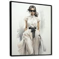thumbnail image 2 of Designart "Italian beautyful Walk II" Fashion Accessories Floater Framed Canvas Print, 2 of 7