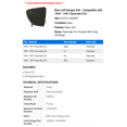 thumbnail image 2 of Rear Left Bumper End - Compatible with 1994 - 1997 Chevy S10 1995 1996, 2 of 2
