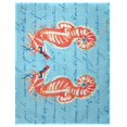 thumbnail image 1 of Betsy Drake PM100B 14 x 18 Po Hippocampes Corail Set de 4 Tapis de Lieu, 1 of 1