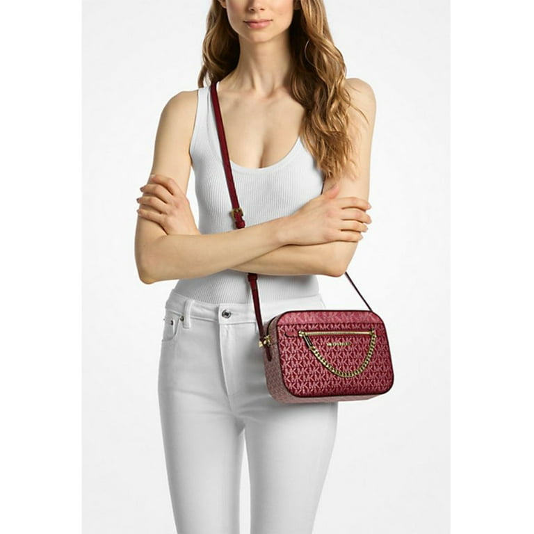 MICHAEL KORS シグネチャーボディーバック Michael Kors Women's Jet Set Large Metallic Signature Logo
