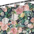thumbnail image 4 of Waterproof Pioneer Shower Curtain 72x84 Inch Polyester Unique Cute Floral Shower Curtain for Bathroom Hotel Home Decor with 12 Plastic Hooks, 4 of 5