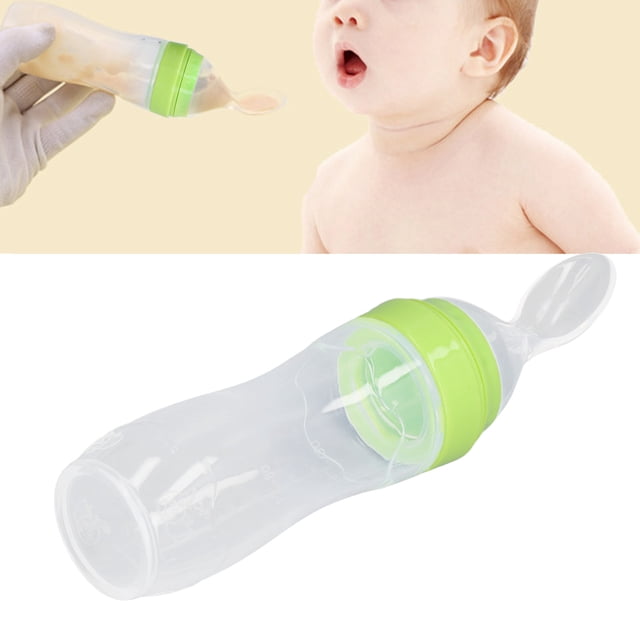 Cucharas de compresión del Bebé, material de Grado AlimioTio Silicona Spreee Feee Spoon Uso seguro Ligero Fácil de Transportar Para El Hogar para Vijar