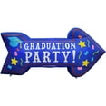 thumbnail image 3 of Fraser Hill Farm 8-Ft. Wide Graduation Party Arrow | Outdoor Blow-Up Inflatable with Lights | FHINGDPRTY081-L, 3 of 9
