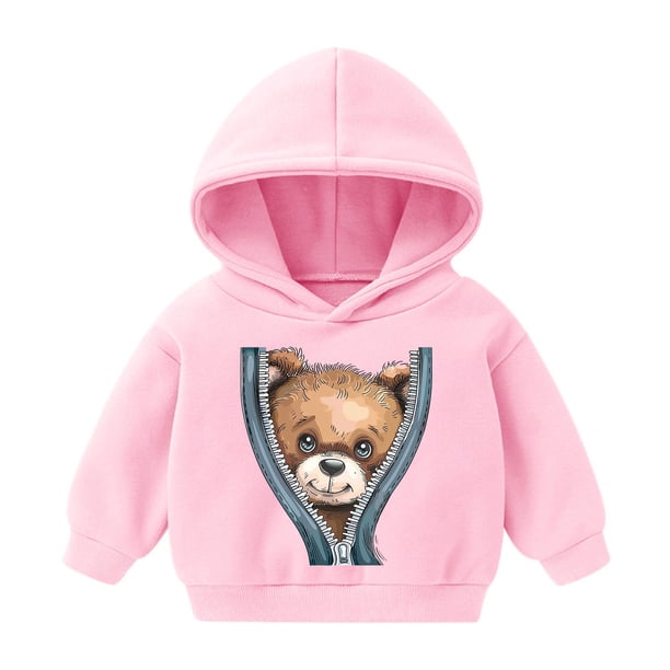 Sudadera con capucha para bebé, niño y niña, sudadera informal con estampado para bebé, regalo para niña, blusa
