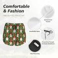 thumbnail image 6 of Lsque Santa Claus And Gnomes Printed Women's Running Shorts with Liner Pockets,Elastic Quick Dry Workout Athletic Gym Yoga Shorts,Womens High Waist Shorts-Small, 6 of 9
