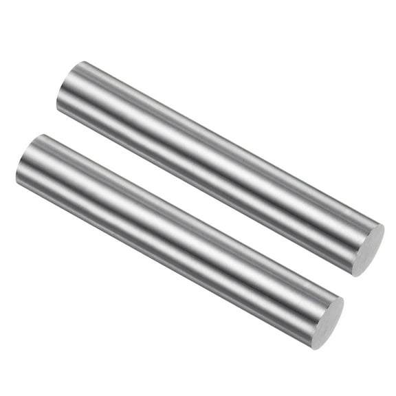 Uxcell Round Metal Rods 10mm x 60mm High Speed Steel (HSS) Lathe Bar Stock Tool 2 Pieces