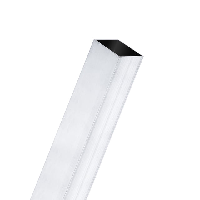 Tubo cuadrado de aluminio 6063 de 300 mm, 1 paquete, 20x20 mm de ancho exterior, 1.5 mm de grosor de pared, tubería de aluminio sin costura para construcción de marcos