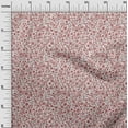 thumbnail image 3 of oneOone Tissu Polyester Spandex Rouge Matériel de Robe Florale Tissu Imprimé Tissu au Mètre 56 Pouces de Large, 3 of 4