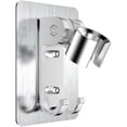 thumbnail image 1 of Soporte de ducha, soporte de ducha, no es necesario perforar agujeros para instalar pegamento fuerte con agujeros para montaje con tornillos, el soporte se puede ajustar 90, 1 of 5