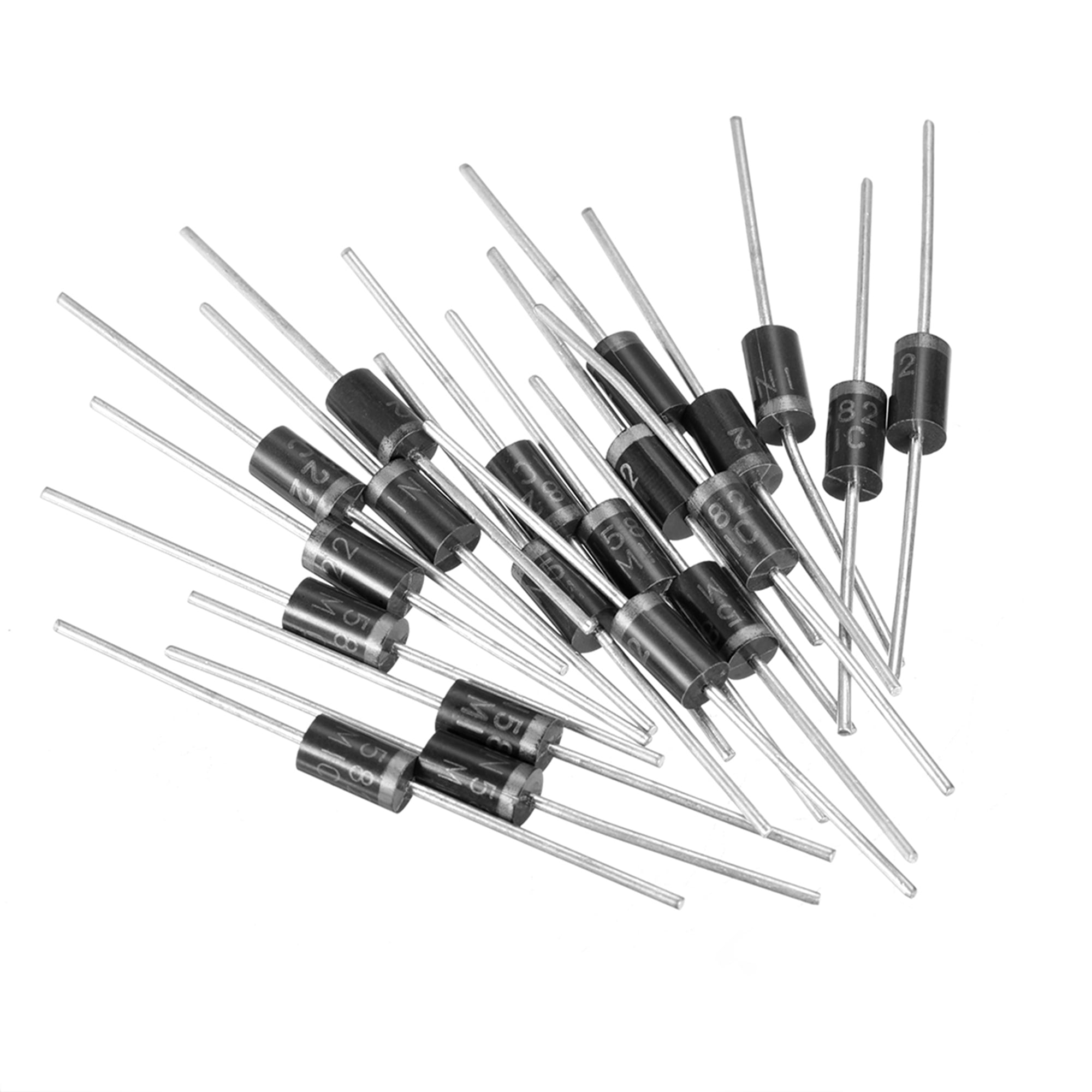 uxcell Rectifier Diode 2A 200V Axial Electronic Silicon Diodes 100pcs for HER203