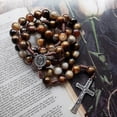 thumbnail image 2 of Vintage Rosary Catholic Prayer Beads Necklace Christ Jesus For Cross Pendant Necklace Beaded Religious Jewelry G, 2 of 5