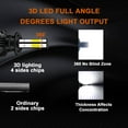 thumbnail image 4 of H11B H7 LED Headlight Bulbs for Kia Sportage 2011 2012 2013 2014 2015 2016 High&Low Beam 4pcs, 4 of 12