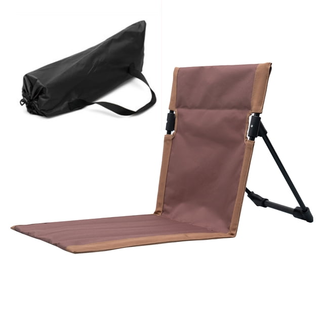 CSChome Chaise Portable Détachable Chaise de Camping Pliante Extérieure - Coussin avec Rangement, Tabouret de Plage Imperméable Détachable, Coussin de Siège Portable
