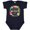 Navy Blue, variant on Inktastic Happy Mother's Day Flowers Boys or Girls Baby Bodysuit