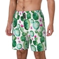 thumbnail image 2 of Haiem Cactus Plants Mens Swim Trunks with Compression Liner 2 in 1 Swimming Shorts Stretch Swimwear Quick Dry,Board Shorts-Medium, 2 of 9