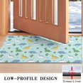 thumbnail image 3 of LightBlue Cartoon Dinosaurs Cacti Pattern Door Rugs,Washable Non Slip Door Mats Indoor,Decorative Door Mats,Entry Mat Indoor for Entrance,Bedroom,Kitchen,Bathroom,17"x30", 3 of 6