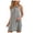 Grey, variant on Womens Summer Dresses Women Halter Neck Beach Sleeveless Shift Above Knee Little Casual Dresses Vacation Beach
