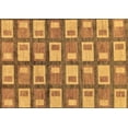 thumbnail image 1 of Ahgly Company Indoor Rectangle Abstract Brown Modern Area Rugs, 7' x 10', 1 of 4