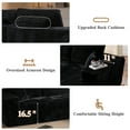 thumbnail image 3 of Ovios 106" Cloud Sofa Couch No Assembly Boneless Deep Seat Sofa for Living Room, Black(Plush Corduroy), 3 of 11
