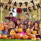 thumbnail image 3 of Farfi 1 Juego de pancarta de Halloween, impermeable, suave al tacto, textura fina, resistente a la decoloración, tela no tejida decorativa multiusos, adorno de pancarta de Halloween, 3 of 5