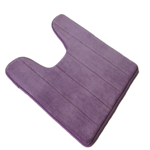 Bewildely Alfombra de baño en forma de U Absorbente de agua Antideslizante Elástico Amigable con la piel Alfombra de baño Alfombra de baño Protección Type2 NO2 Bewildely JJ6814-05