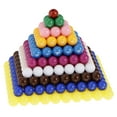 thumbnail image 2 of GUOOL Perles Mathématiques Montessori Pyramide 1-10 Carrés Jouets Éducatifs Mathématiques, 2 of 7