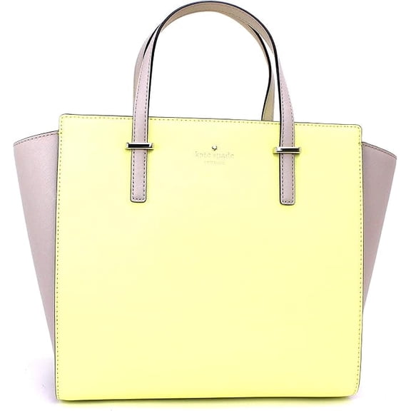 Kate spade cedar street Hayden Large Saffiano Leather tote, lemonade