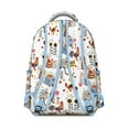 thumbnail image 3 of "Chicken Print College Bookbag - Durable & Waterproof Backpack for Students, Lightweight, Trendy Design, Spacious, Perfect for Work & Commute", 3 of 6