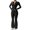 Black, variant on Women's Fashionable And High-end Yoga Suit, Tight-Fitting And Without Embarrassing Seams, Long-Sleeved Sportswear Set, Size S-2XL