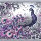thumbnail image 2 of Kit Punto Cruz Pavo Real Impreso Hilo Algodón Ecológico Bordado 11CT 50x50cm, 2 of 8
