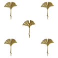 thumbnail image 1 of Monstrate Mini colgador de pared para colgar ropa, llave, sombrero, abrigo, colgador de metal, organizador decorativo para el hogar, E, dorado E dorada 5piezas Monstrate CBP154012, 1 of 6