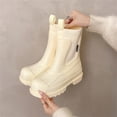 thumbnail image 2 of YOURDIARY Womens Rain Boots Short Ankle Chelsea Boots Waterproof Garden Shoes Slip-Resistant, 2 of 6