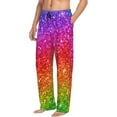 thumbnail image 2 of Balery Men'S Colorful Glitter Pants,Sleepwear Pants,Pajama Pants,Pj Bottoms Drawstring And Pockets-Small, 2 of 9