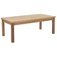 thumbnail image 3 of Modway Marina 7-Piece Solid Teak Wood Patio Sofa Set in Natural/Navy, 3 of 9