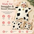 thumbnail image 2 of Dakiuu Cartoon Animal Character Star Shape Baby Newborn Swaddle Sack Zipper Wearable Sleep Blanket for Infant Boys Girls Photo Prop 0‑3 Months, 2 of 5
