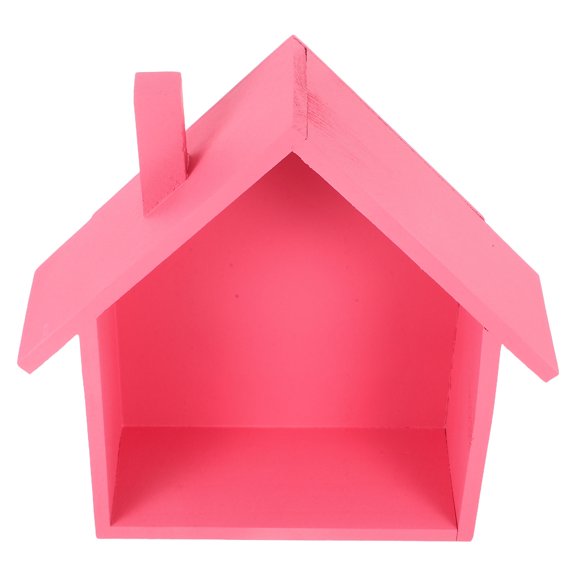 GOOHOCHY Shaped Wall Shelf for Storage Use Made of Timber Great for Bedroom Living Room 5.9 Inches Wide