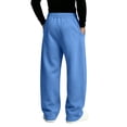 thumbnail image 4 of Mens Baggy Sweatpants Loose Fit Elastic Waist Drawstring Joggers For Men Fall Fashion Lightweight Lounge Pants, 4 of 4