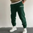 thumbnail image 2 of Pantalon de Jogging pour Homme Automne Hiver Style Rue Mode Décontractée Coupe Ample Sport Plein Air Course Chandail Pantalon, 2 of 5
