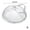 White, variant on BPA-Free Splash Proof Microwave Cover Adjustable Steam Vent Dishwasher Safe