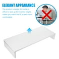 thumbnail image 7 of Aloha Multi-function Desktop Monitor Stand Computer Screen Riser Thicken Board Rack Laptop Stand Desktop Notebook TV Shelf (White), 7 of 7