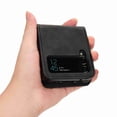 thumbnail image 4 of TECH CIRCLE for Samsung Galaxy Z Flip 6 5G Case, Galaxy Z Flip 6 PU Leather Card Slots Case Ultra Thin Slim Durable Protective Phone Cover for Samsung Galaxy Z Flip 6 5G,Black, 4 of 4