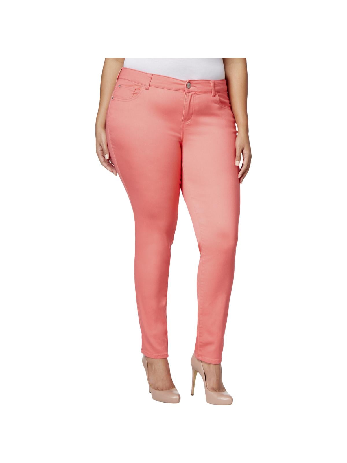 Celebrity Pink Womens Plus Jayden Petite Ankle Skinny Jeans