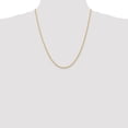 thumbnail image 2 of 14k Yellow Gold 2mm Diamond Cut Quadruple Rope Chain w/ Lobster Clasp 22", 2 of 5