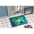 thumbnail image 4 of By Chance Crab in Aqua blue Door Mat, 4 of 4