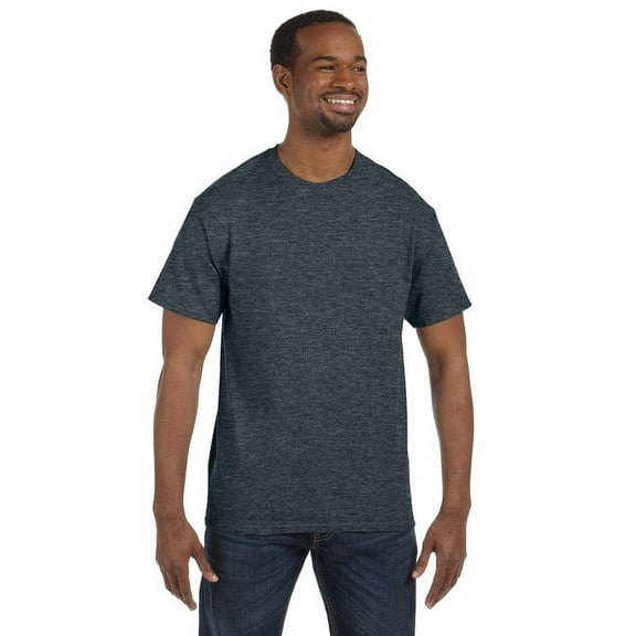 Jerzees Dri-Power Mens Active T-Shirt 5X-Large Black Heather