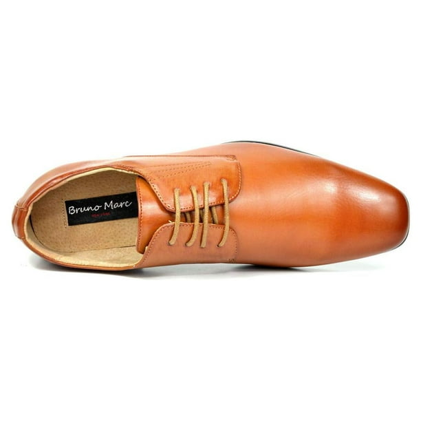 BRUNO Marc  Classic Formal Lace Up Oxfords Gordon-03, Brown, Size 10 Amazon.com | Bruno Marc Men main image 4