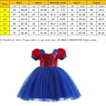 thumbnail image 7 of Girls Princess Cosplay Dress Halloween Party Costume with Eyemask, 7 of 7