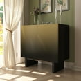 thumbnail image 2 of Clihome 2-Door Accent Cabinet, Buffet Storage Sideboard, Gold, 2 of 6