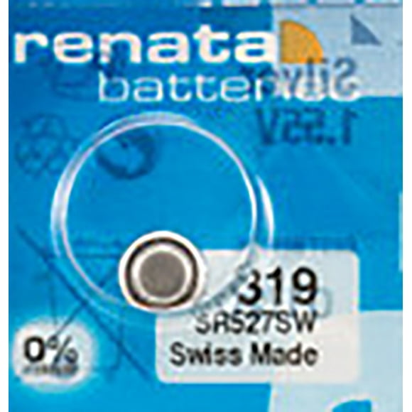 1 x Renata 319 Watch Batteries, SR527SW Battery