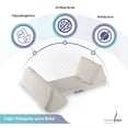 thumbnail image 2 of Cojin Triangulo MEMORY FOAM BABY para Bebé 30 x 10 x 10 cm, 2 of 7